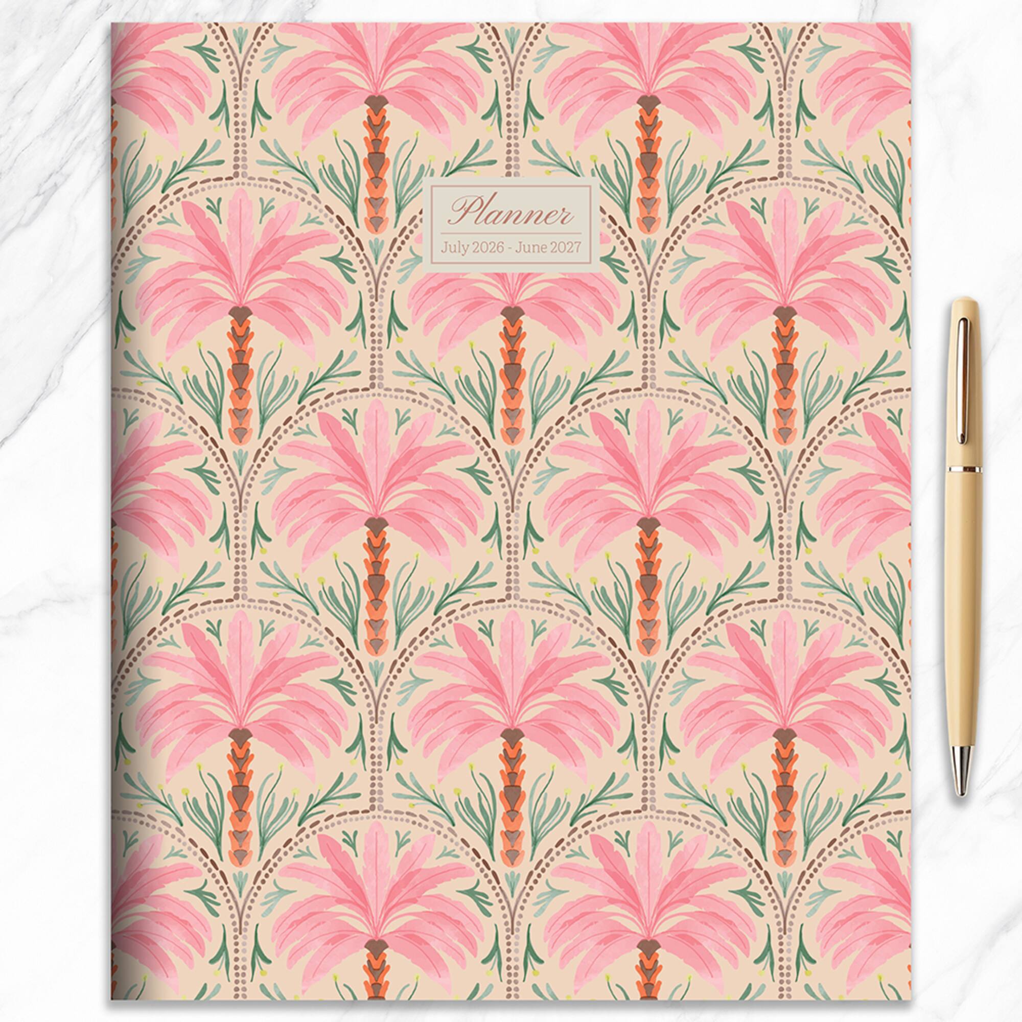 TF Publishing 2026-27 Exotic Palms Monthly Planner